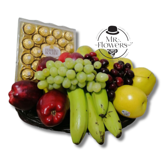 Arreglo Frutal con Chocolates