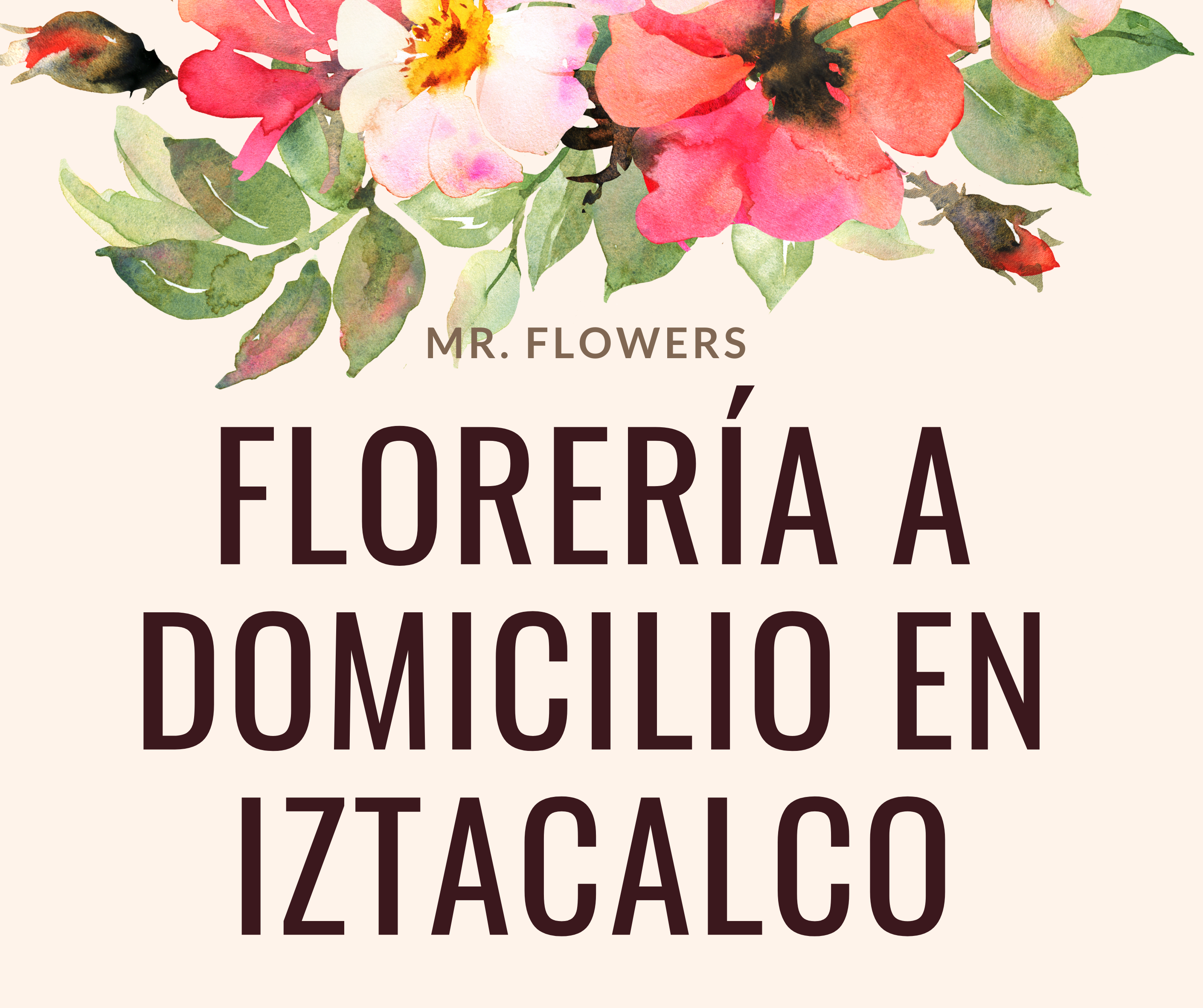 Florería a domicilio en Iztacalco