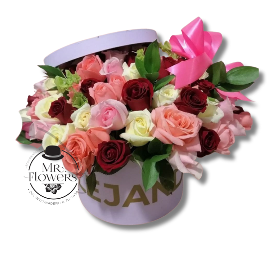 Caja de Rosas Carolina