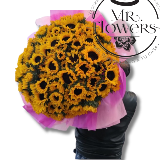 Ramo de 100 Girasoles